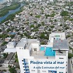 Apartamento Torre Prime con piscina y vistas al centro histórico